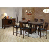 Homelegance Westwood 8 Piece Counter Height Dining Room Set