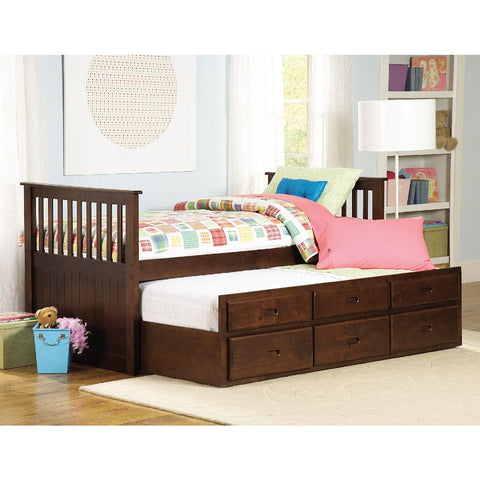 Homelegance Zachary Twin/Twin Trundle Bed