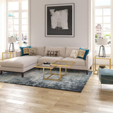Hudson & Canal Amalie Two Tier Gold Coffee Table