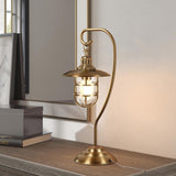 Hudson & Canal Bay Antique Brass Nautical Lantern Lamp