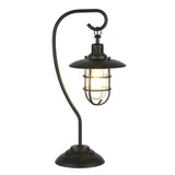 Hudson & Canal Bay Blackened Bronze Nautical Lantern Lamp