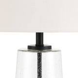 Hudson & Canal Dax Tapered Seeded Glass Table Lamp