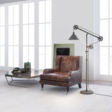 Hudson & Canal Harlow Brass and Smoke Glass Table Lamp