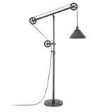 Hudson & Canal Harlow Brass and Smoke Glass Table Lamp