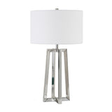 Hudson & Canal Helena table lamp in nickel