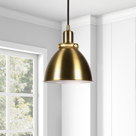 Hudson & Canal Madison pendant in Brass