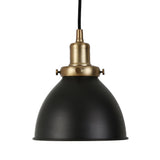 Hudson & Canal Madison pendant in blackened bronze and brass