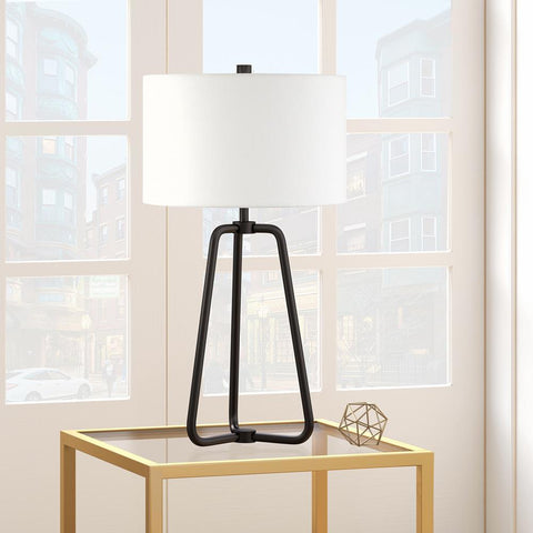 Hudson & Canal Marduk Table Lamp in Blackened Bronze