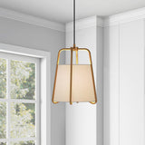 Hudson & Canal Marduk pendant in antique brass