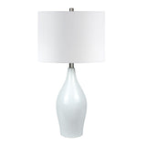 Hudson & Canal Niklas Table Lamp in White