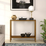 Hudson & Canal Rigan Console Table In Brass