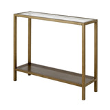 Hudson & Canal Rigan Console Table In Brass