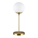 Hudson & Canal Theia Brass Globe Table Lamp
