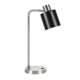 Hudson & Canal Thew Table Lamp in Nickel