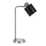 Hudson & Canal Thew Table Lamp in Nickel