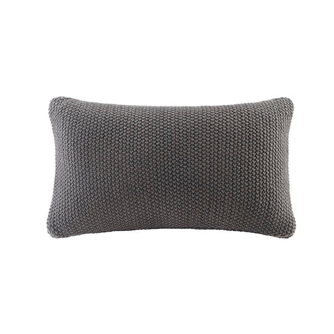 INK+IVY Bree Knit Oblong Pillow Cover 12x20"