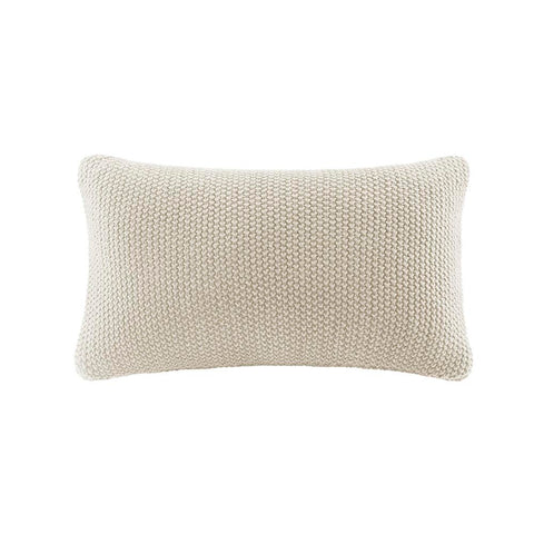INK+IVY Bree Knit Oblong Pillow Cover 12x20"
