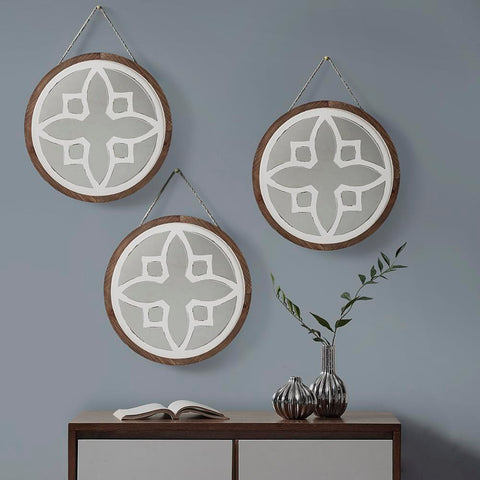 INK+IVY Oxford Wall Decor Set of 3