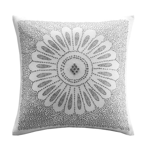 INK+IVY Sofia Embroidered Decorative Pillow 20x20"