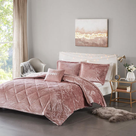 Intelligent Design Felicia Velvet Comforter Set King/Cal King
