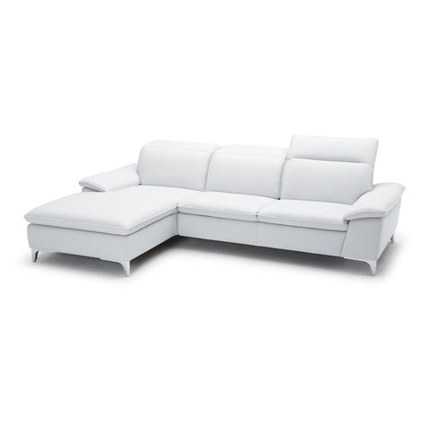 J&M 1911b Sectional Chaise In White