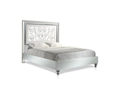 J&M Furniture Alba Platform Bed in Natural Oak Veneer