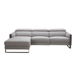 J&M Furniture Antonio Sectional in Left Hand Facing in Chalk