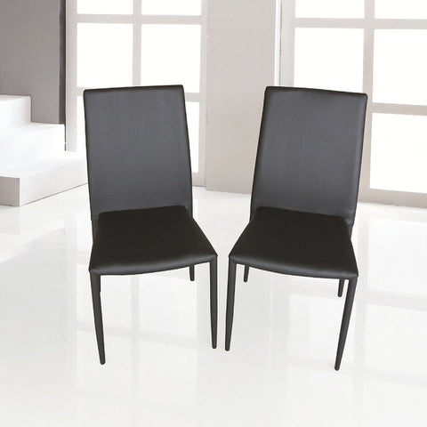 J&M Furniture DC-13 Dining Chair in Black