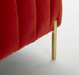 J&M Furniture Deco Chair in Pumpkin Fabric