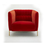 J&M Furniture Deco Chair in Pumpkin Fabric