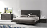 J&M Furniture Faro 3 Piece Platform Bedroom Set in Wenge