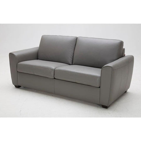 J&M Furniture Jasper Sofa Bed in Grey Leather