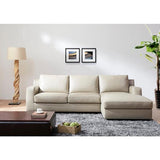 J&M Furniture Jenny Right Hand Facing Chaise in Beige