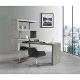 J&M Furniture LP KD002 Office Desk in Grey
