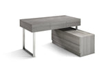 J&M Furniture LP KD12 Office Desk in Grey