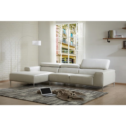 J&M Furniture LeCoultre Sectional in Light Grey