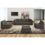 J&M Furniture Lego 6 Piece Living Room Set in Grey