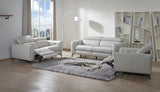 J&M Furniture Lorenzo Loveseat in Light Grey