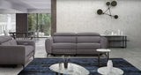 J&M Furniture Lorenzo Sofa in Grey Fabric