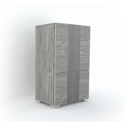 J&M Furniture Luccia Chest in Grey