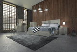 J&M Furniture Luccia Platform Bed in Grey