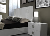 J&M Furniture Mika Nightstand in White