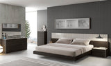 J&M Furniture Porto Chest in Light Grey & Wenge
