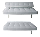 J&M Furniture Premium Sofa Bed K18 in Red Leather