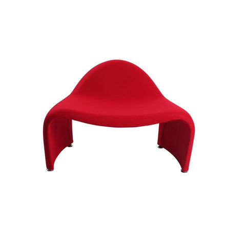 J&M Relax Chair Red Fabric