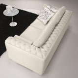 J&M Furniture Vanity Sofa Bed in White