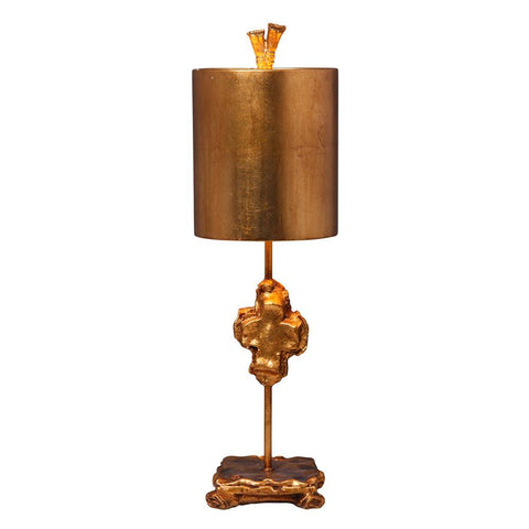 Lucas & McKearn Cross Gold Accent Table Lamp in Lucas McKearn's Distressed Finish