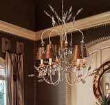 Lucas & McKearn Renaissance 5lt Mixed Finish Dressy and Charming Chandelier