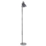 Lumisource Concrete Industrial Floor Lamp in Black and Grey