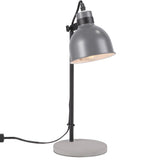 Lumisource Concrete Industrial Table Lamp in Black and Grey